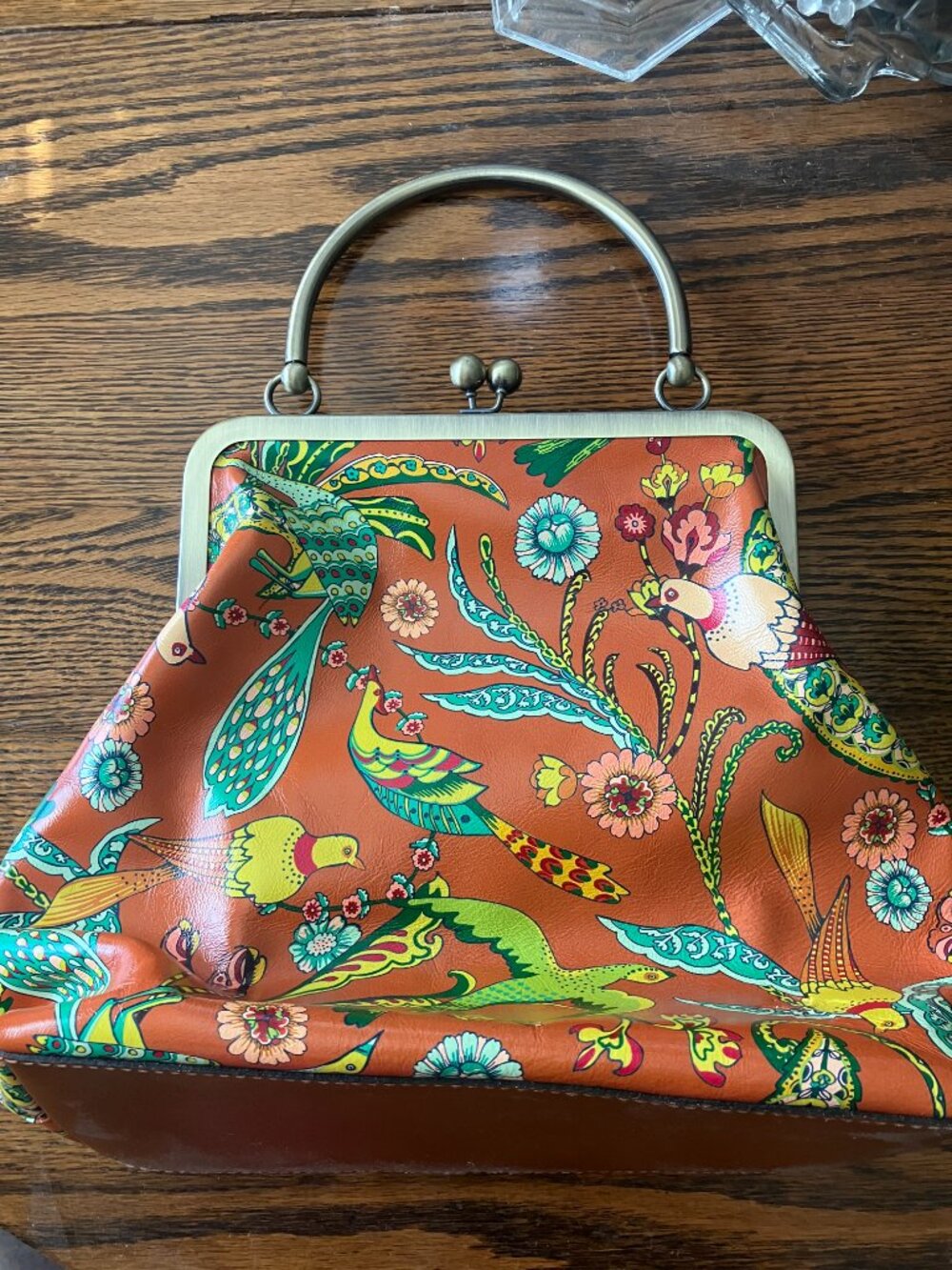 Patricia Nash Floral Crossbody Bag with Optional Crossbody Chain - Picture 12 of 13